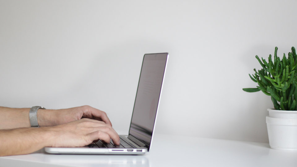 Using a laptop